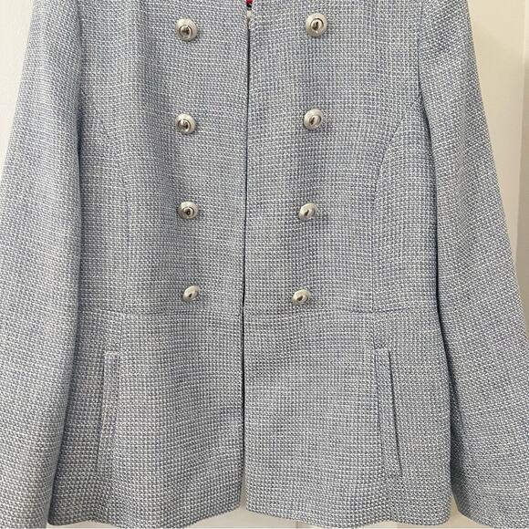 Zara TEXTURED BLAZER Size Large - Picture 11 of 13